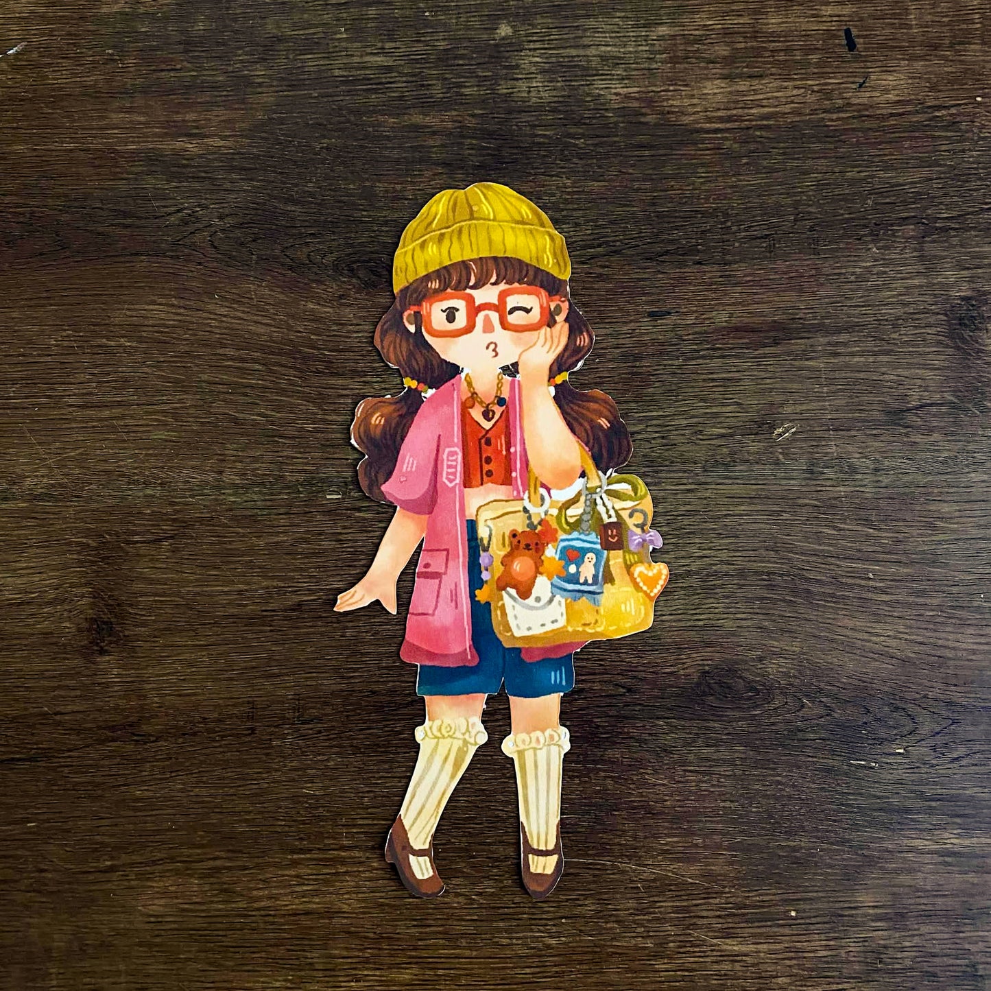 Maica Diecut Art Prints, Cute Maica Diecut Art Prints