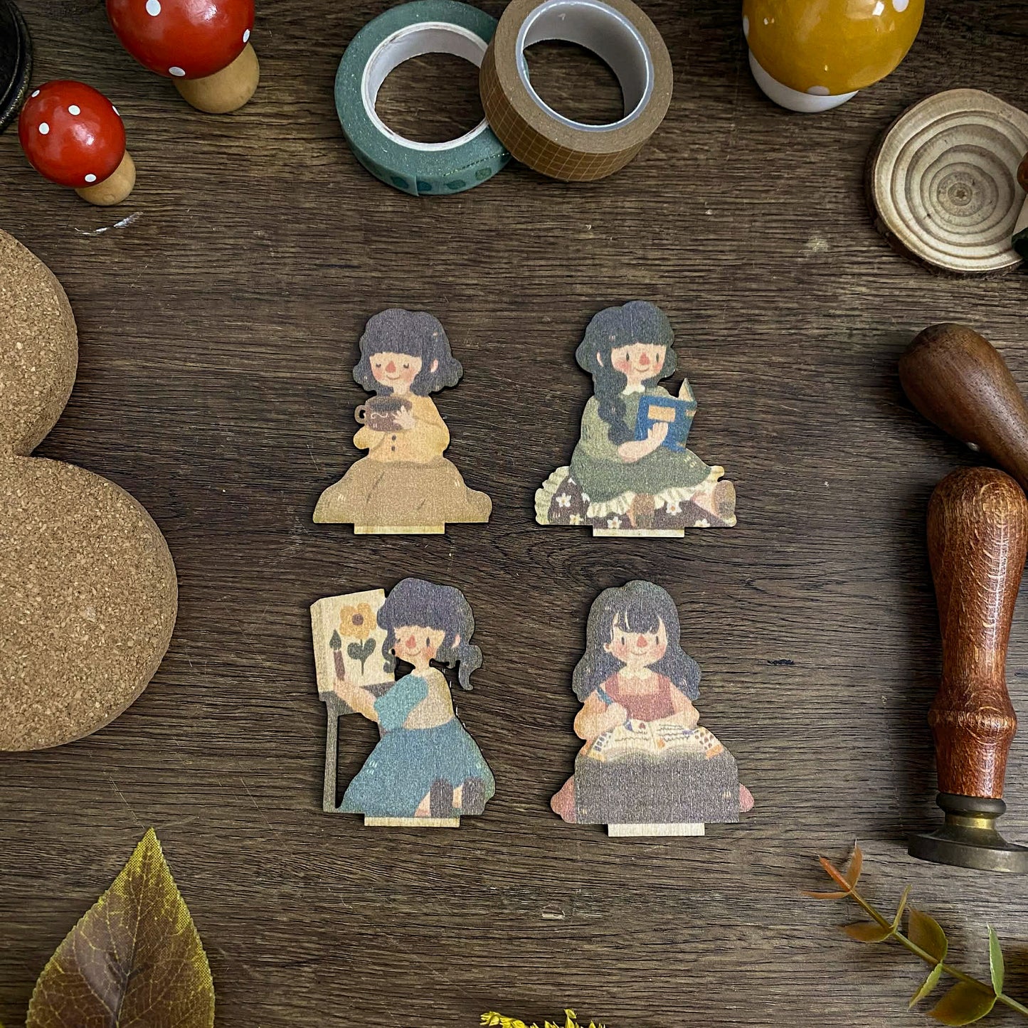 COZY HOMESTEAD SET (MINI WOODEN STANDEE SET)