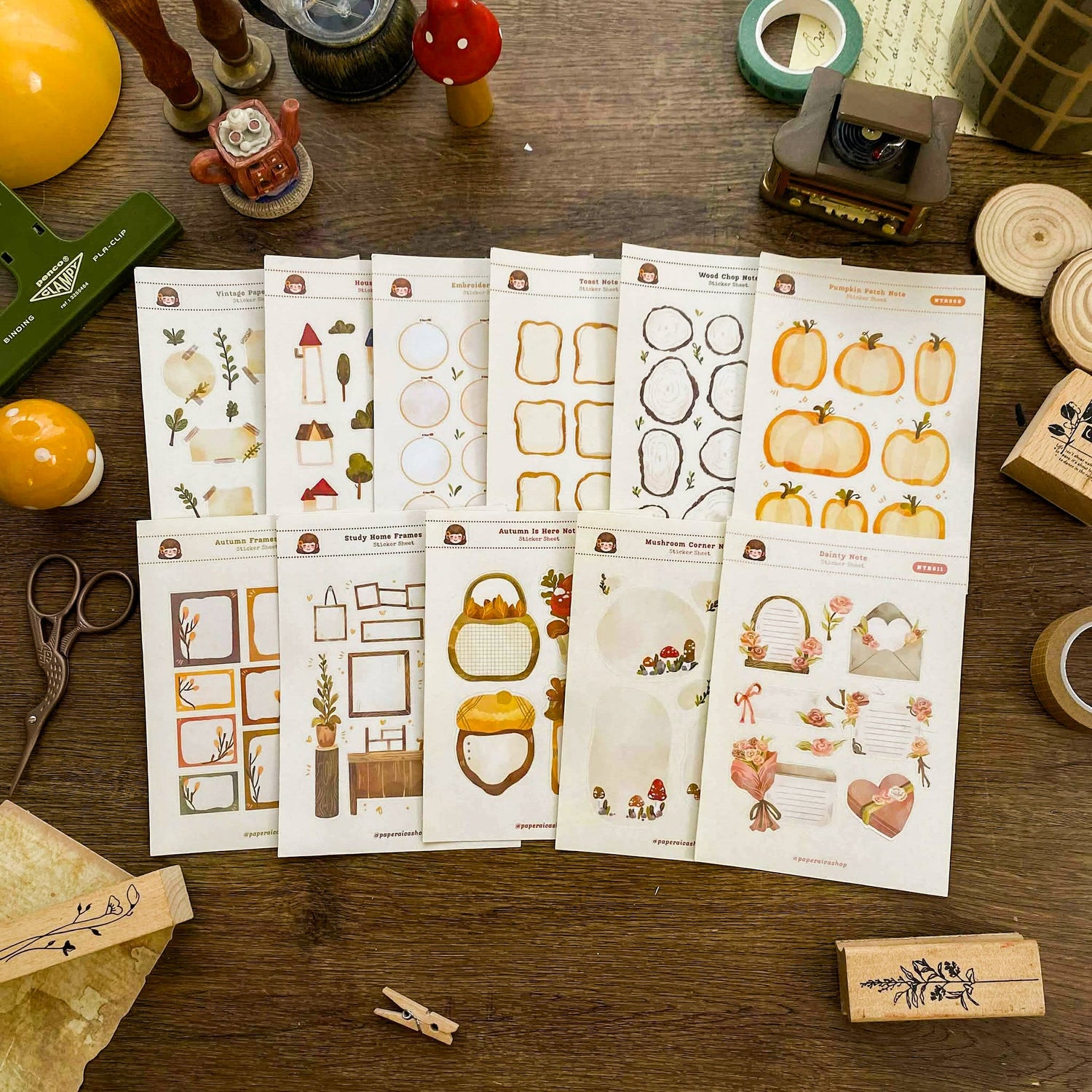 Note / Tracker Sticker Sheets