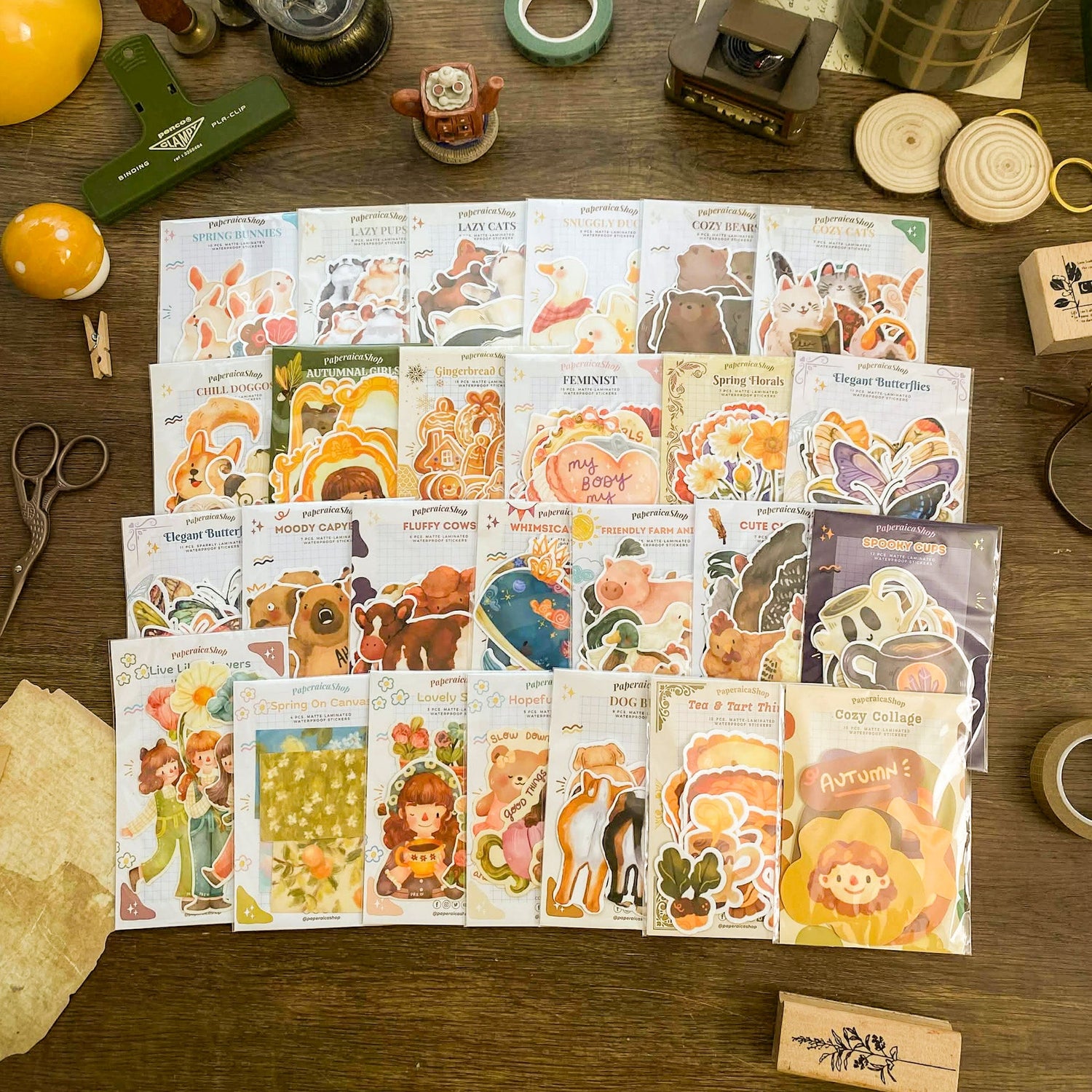 Waterproof Sticker Packs