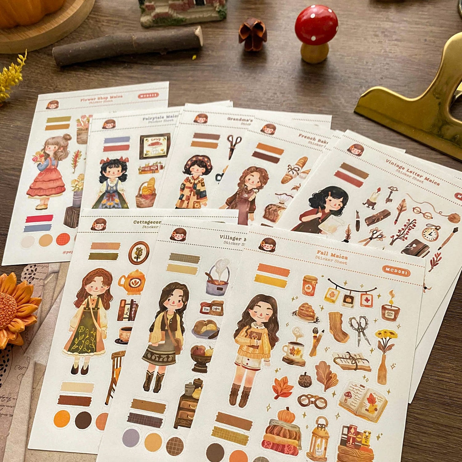 BEST-SELLER Maica Decorative Sticker Sheets