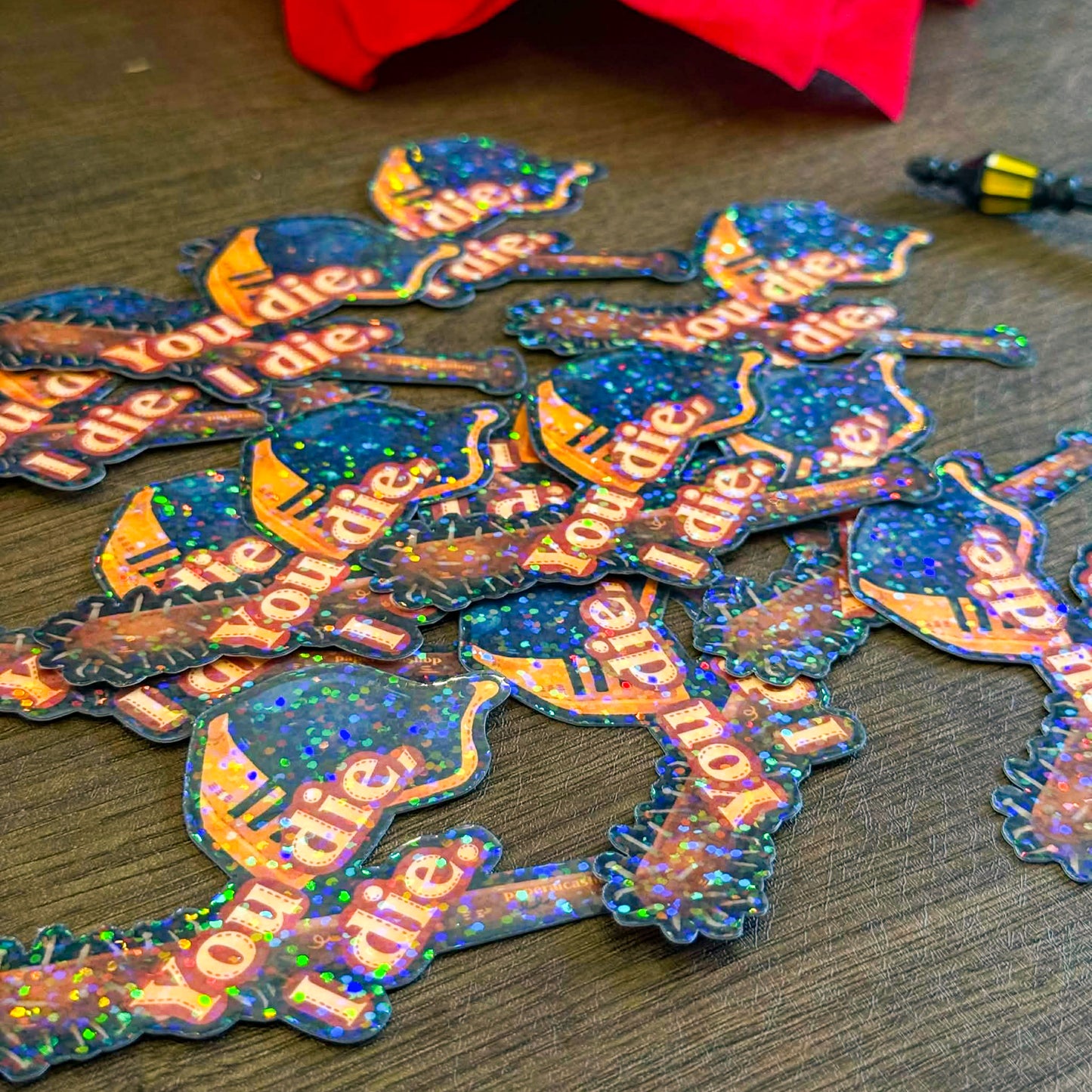 You Die I Die, Waterproof Vinyl Stickers, ST Vinyl Stickers | FVS050 | Paperaicashop