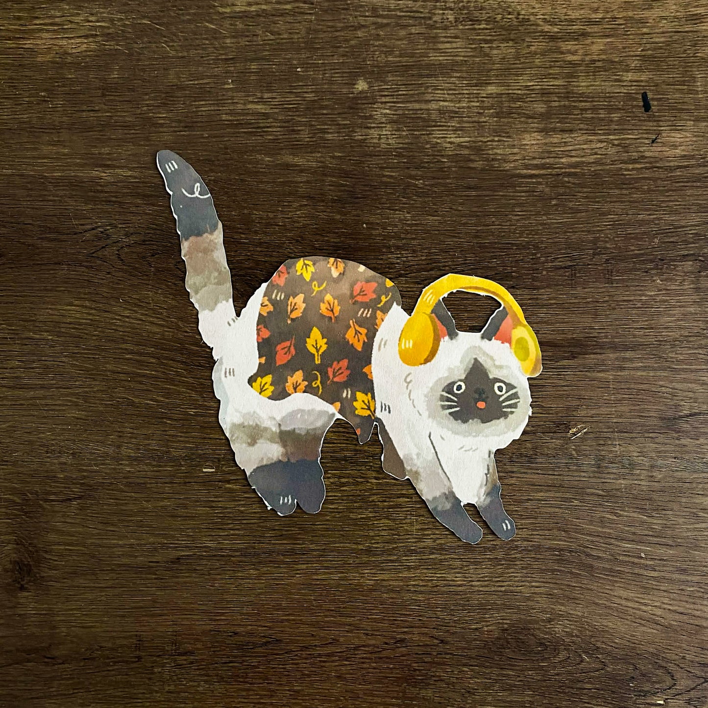 Cozy Autumn Diecut Art Prints, Aesthetic Art Prints, Autumn Themed Art Prints