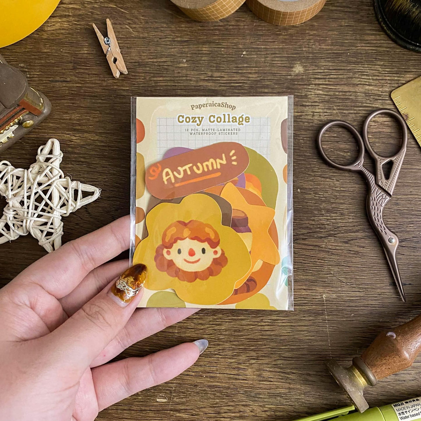 Cozy Collage Sticker Pack SP031