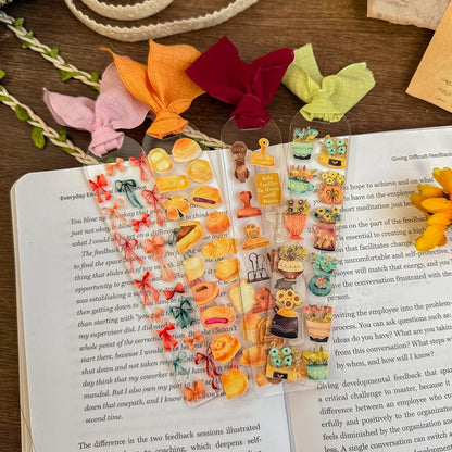 Vintage Clips Acrylic Bookmark ARB001