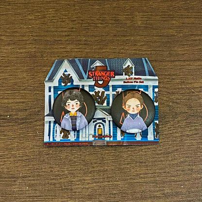 Stranger Things 5 Button Pins, Deco Pins, Stranger Things Merch | FBP032