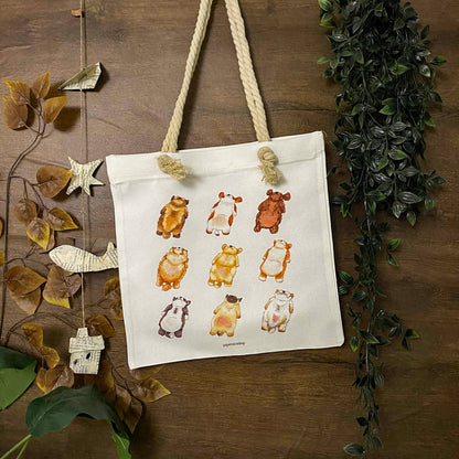 Lazy Pups Dogs Deco Tote Bag DTA004