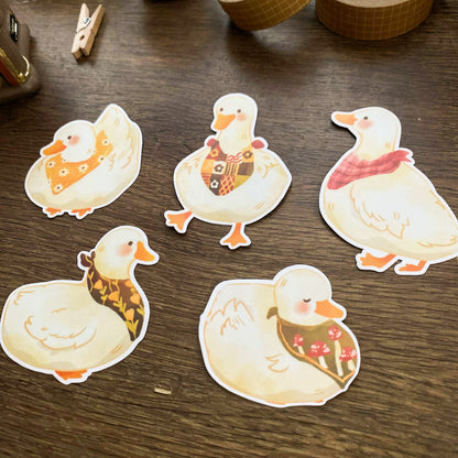Cute Snuggly Ducks Sticker Pack SP012