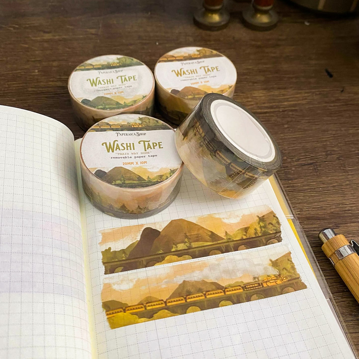 Train Way Home Washi Tape WT018