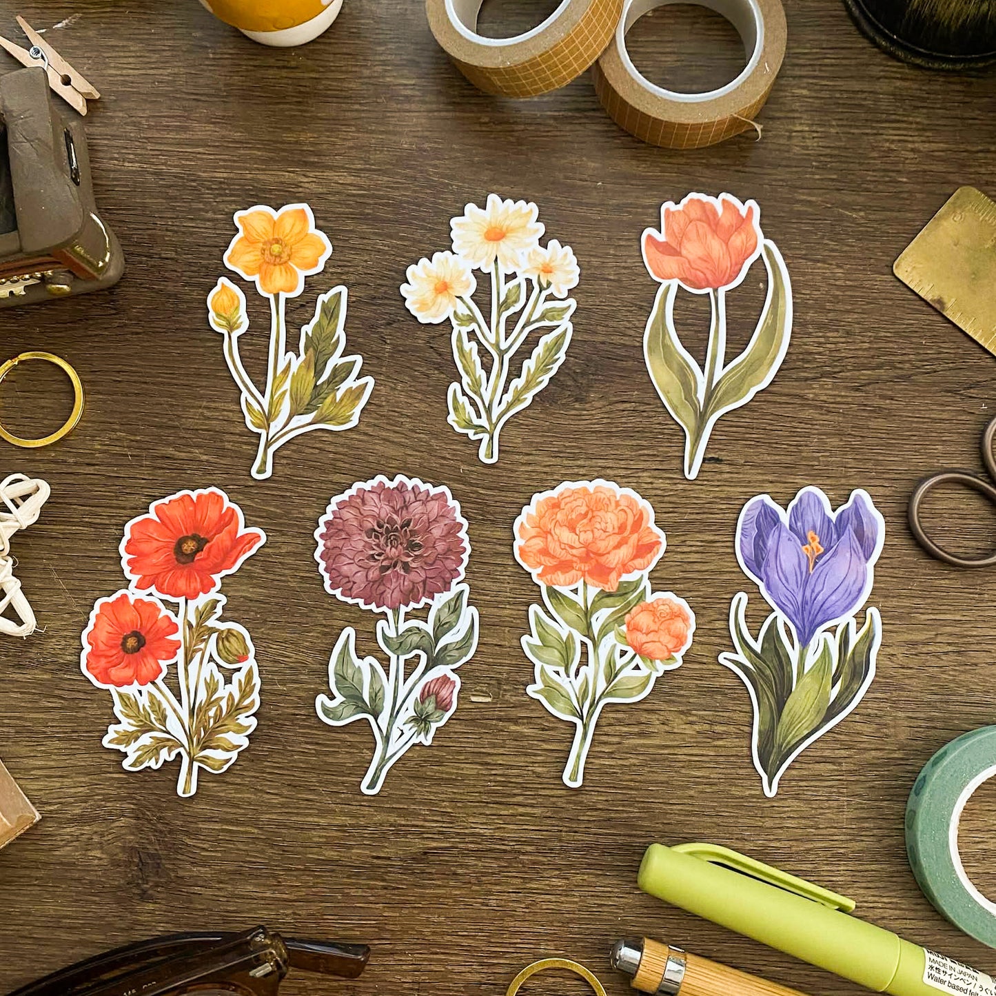 Spring Floral Sticker Pack SP019