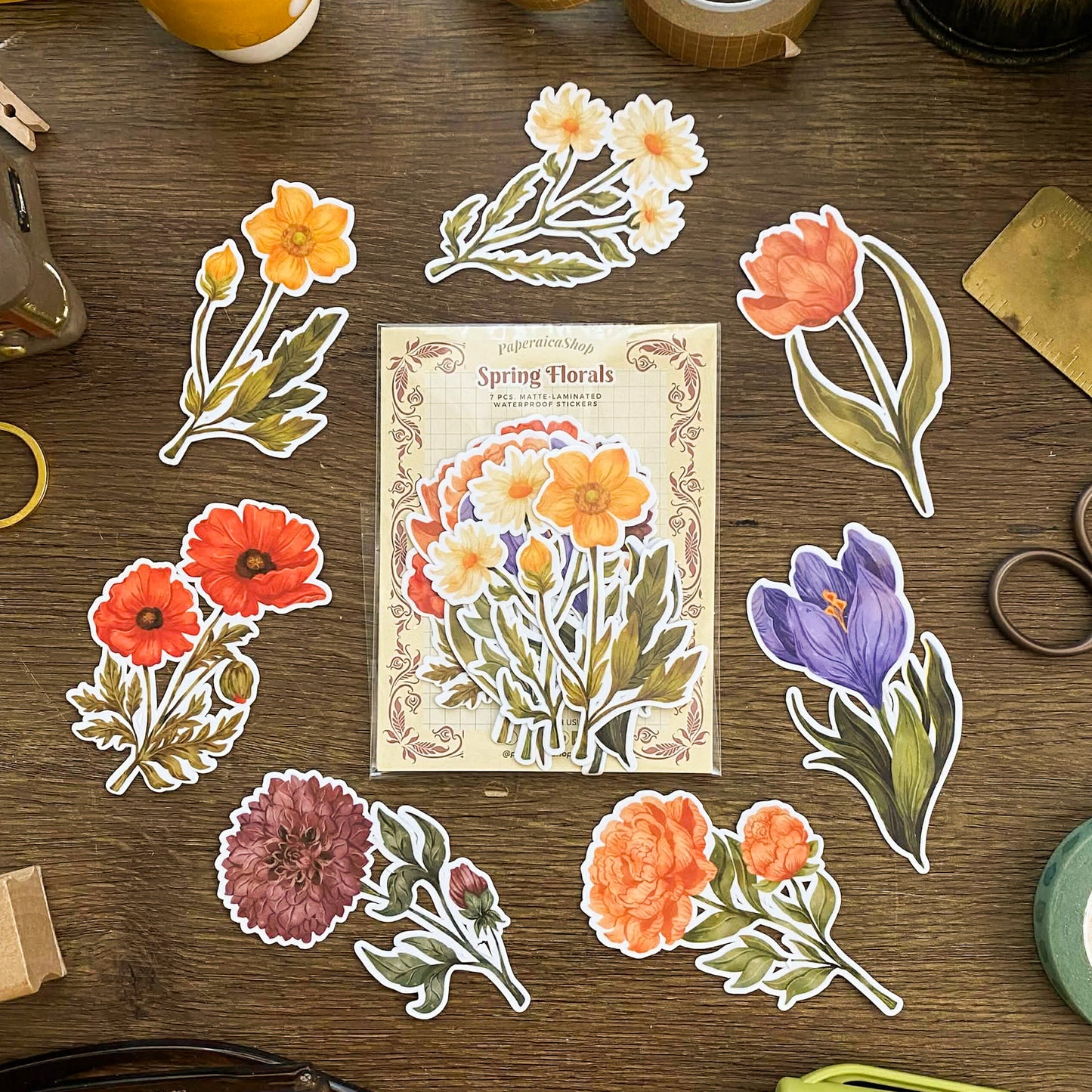 Spring Floral Sticker Pack SP019