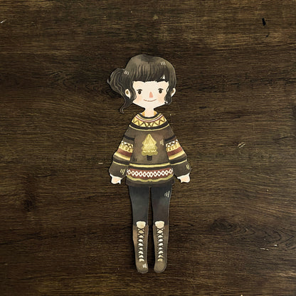 Maica Diecut Art Prints, Cute Maica Diecut Art Prints