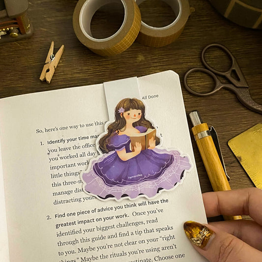 Enchanted Girl Magnetic Bookmark MB005