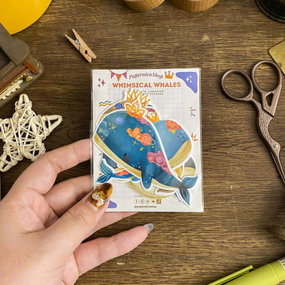 Whimsical Whales Sticker Pack SP023