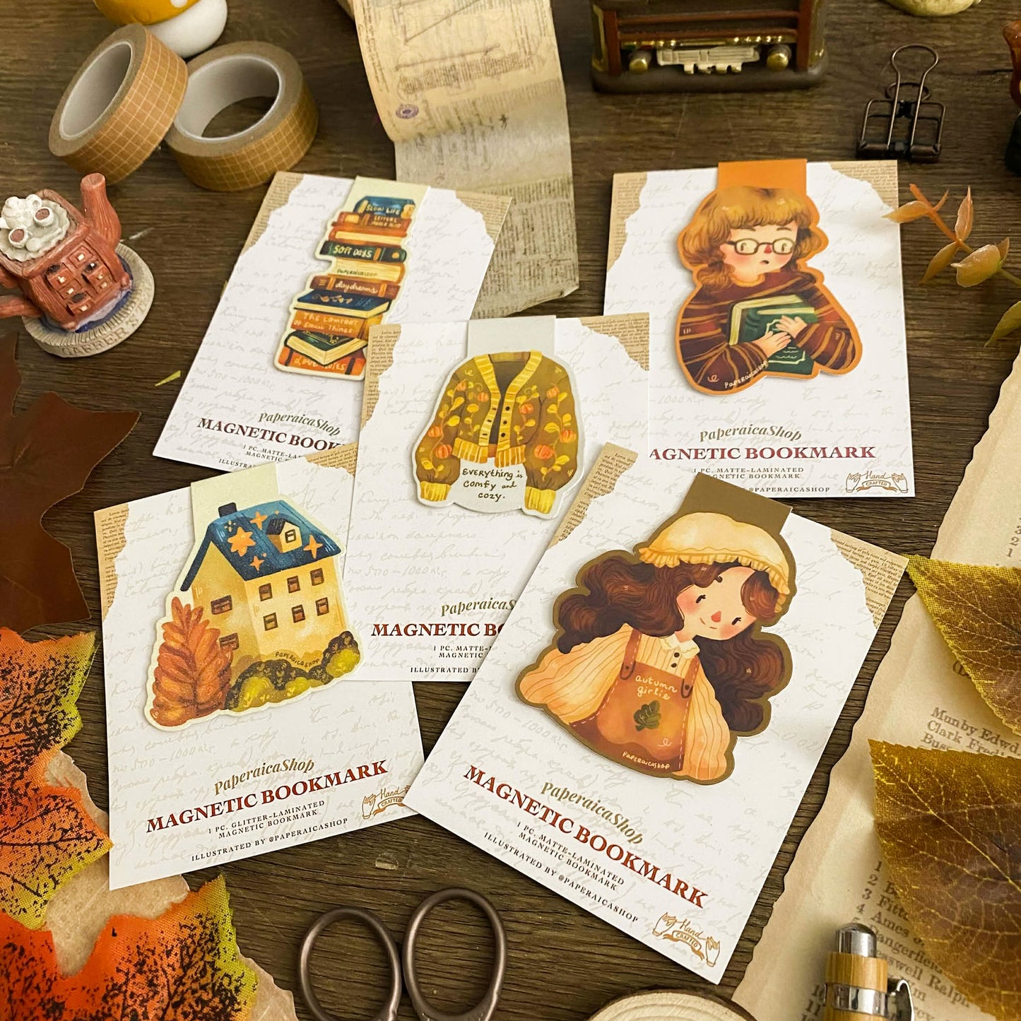 Golden Hour Magnetic Bookmark MB022