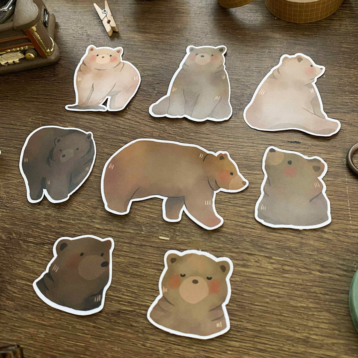 Cozy Bears Sticker Pack SP013