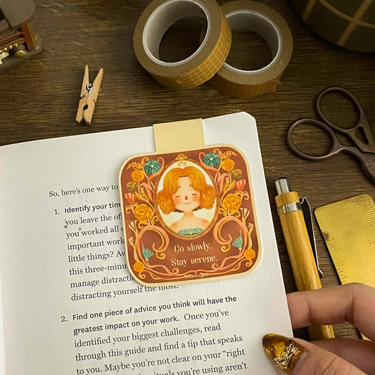 Stay Serene Magnetic Bookmark MB006