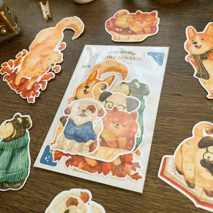 Chill Doggos Autumn Dogs Sticker Pack SP016