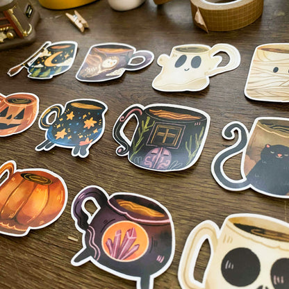 Spooky Cups Sticker Pack SP026
