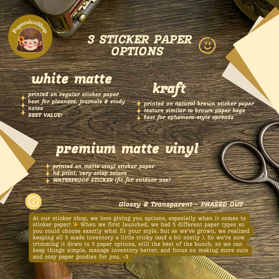 Cute Book Girl Maica Decorative Sticker Sheet MCD005