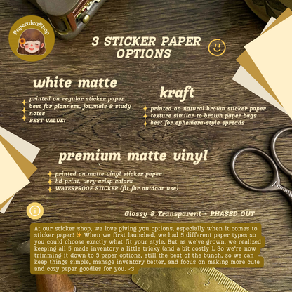 Cute Book Girl Maica Decorative Sticker Sheet MCD005