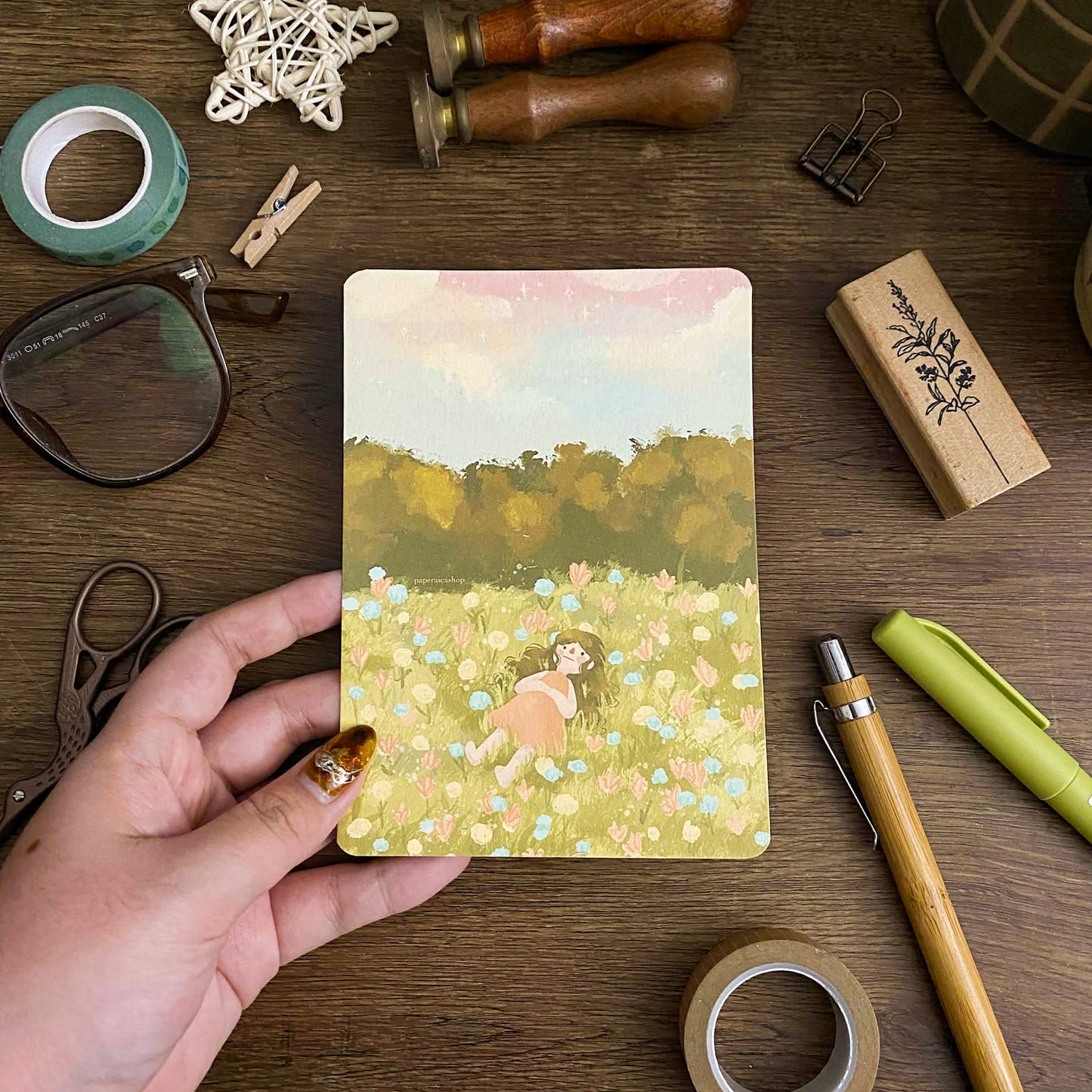 Do Not Overthink Daily Aesthetic Postcards 4x6 Art print PC001