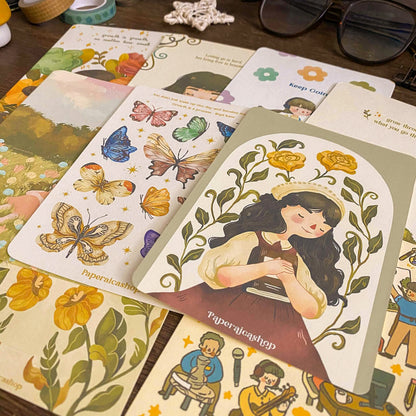 Book Lover Daily Aesthetic Postcards 4x6 Art print PC002