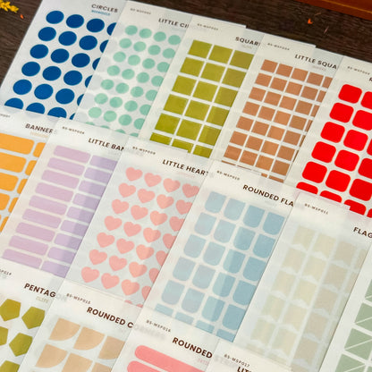 BS-MSP013 Mini Droplets Stickers, Shape Sticker, Functional Stickers | Paperaicashop