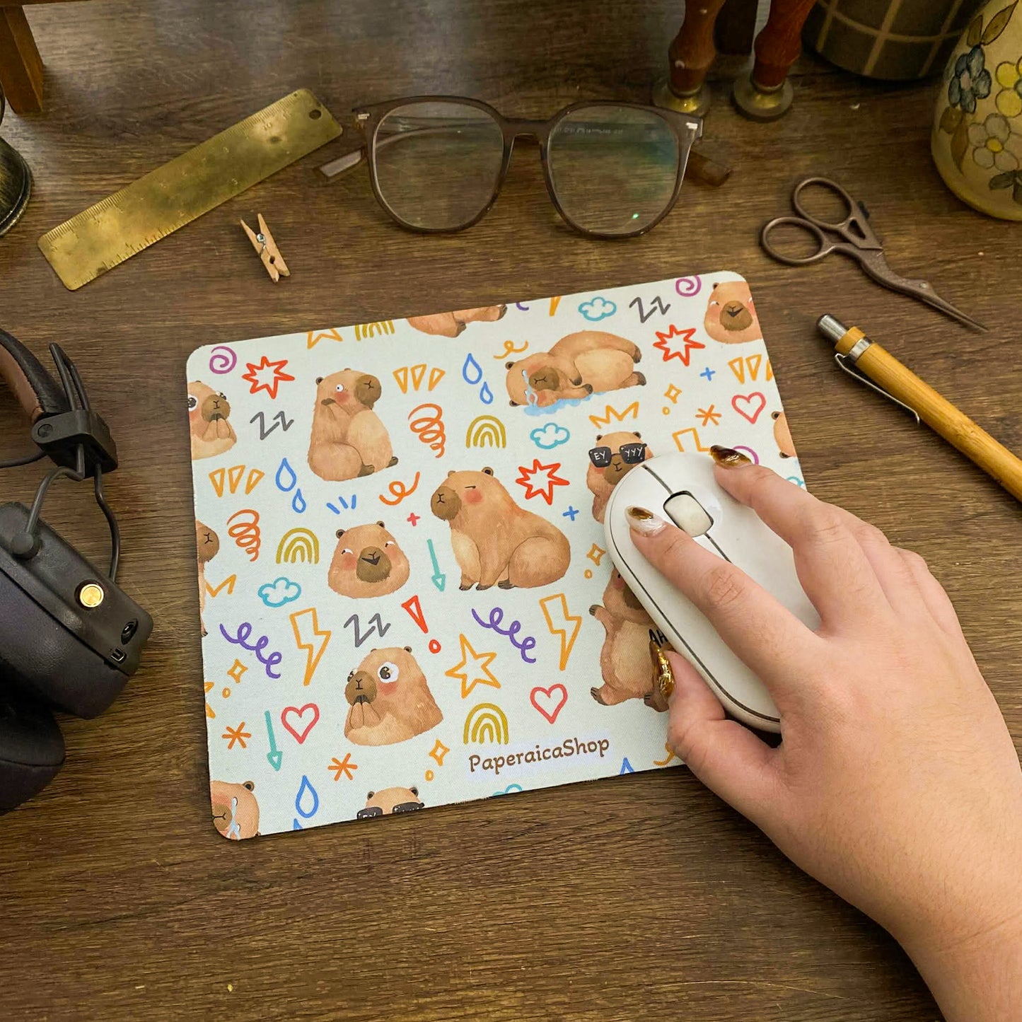 Moody Capybaras Mousepad MP009