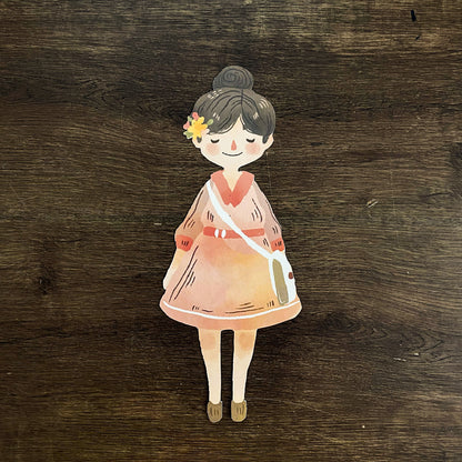 Maica Diecut Art Prints, Cute Maica Diecut Art Prints