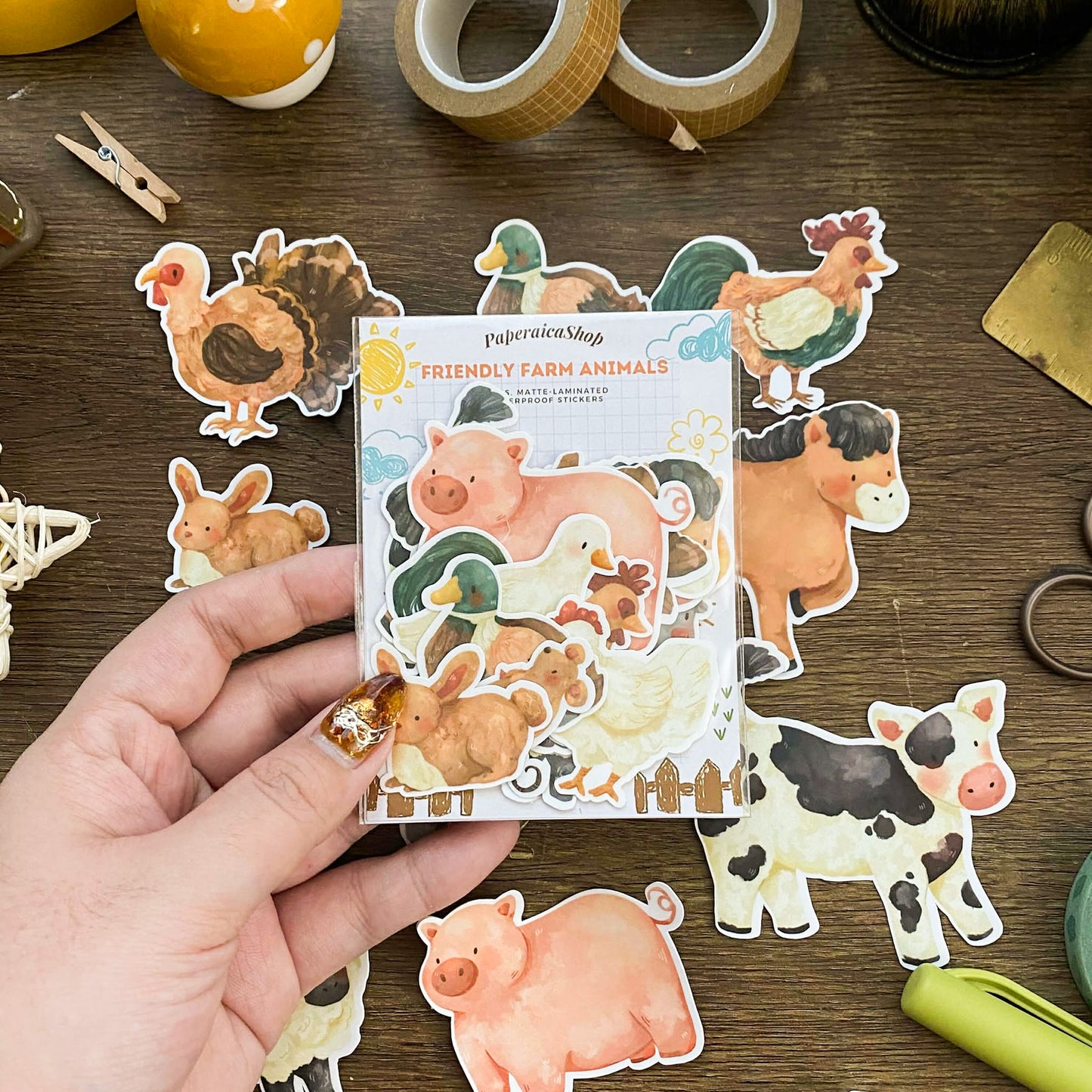 Farm Animals Sticker Pack SP024