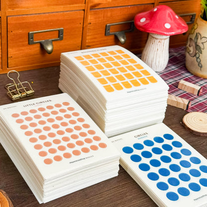 BS-MSP016 Rounded Strips Stickers, Shape Sticker, Functional Stickers | Paperaicashop