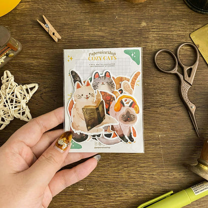 Cozy Cats Sticker Packs SP015