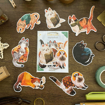 Cozy Cats Sticker Packs SP015