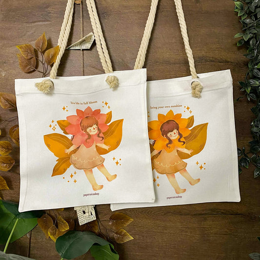 Bloom Girl Deco Tote Bag DTR009