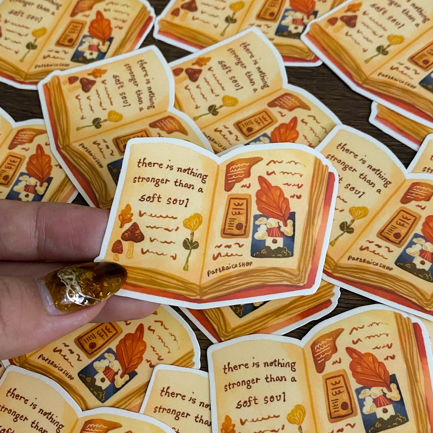 Autumn Journal Waterproof Vinyl Stickers VS057