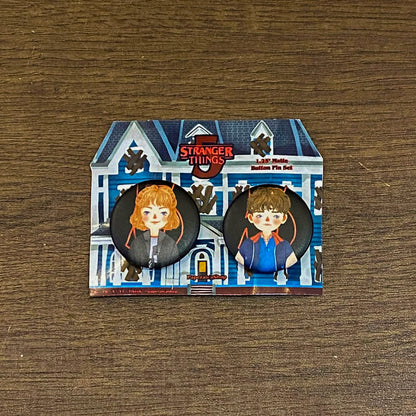 Stranger Things 5 Button Pins, Deco Pins, Stranger Things Merch | FBP032