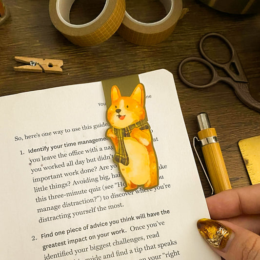 Chill Doggo Magnetic Bookmark MB016