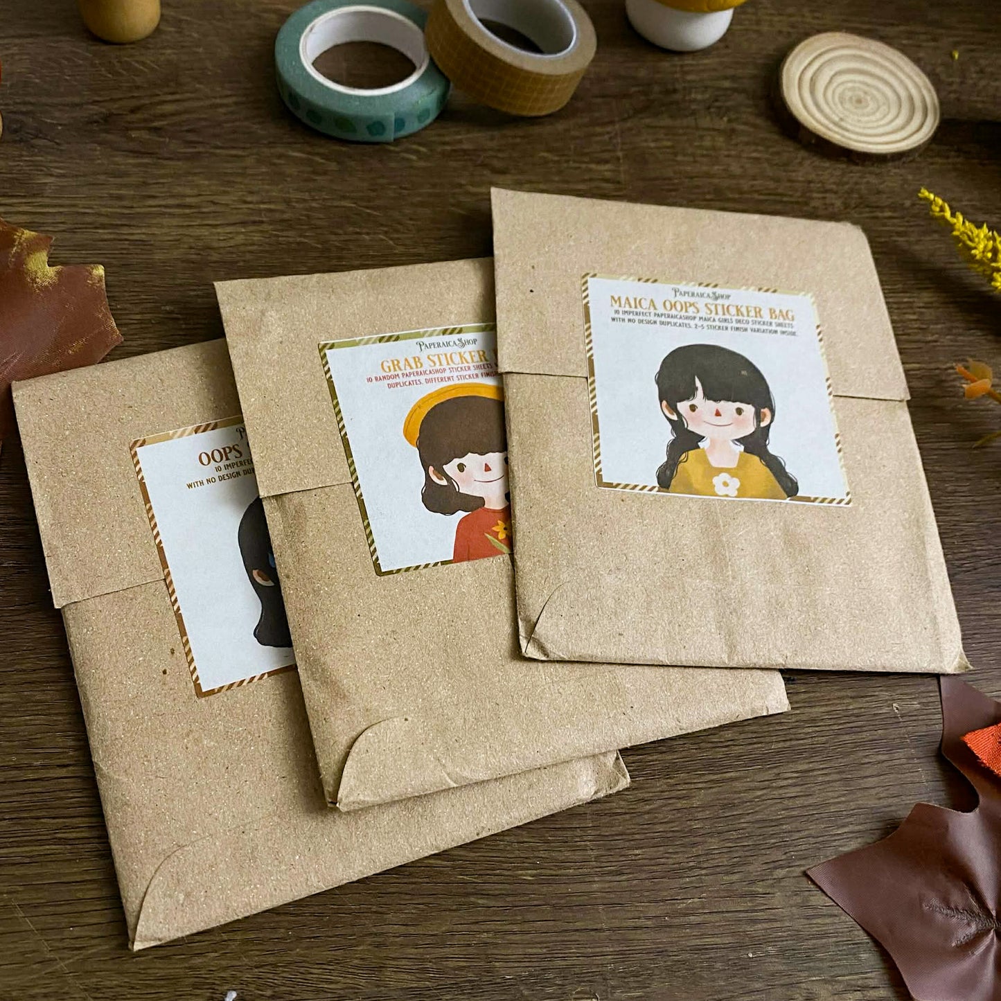 GRAB STICKER BAG, Surprise Stickers, Unique Gift Stickers, Sticker Bundle BD001