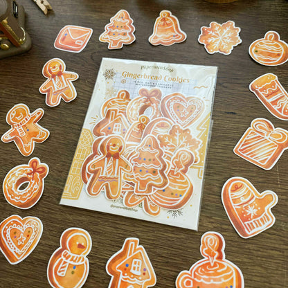 Gingerbread Holiday Sticker Pack SP017
