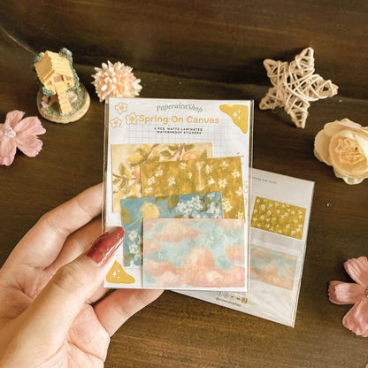Spring On Canvass Sticker Pack SP029