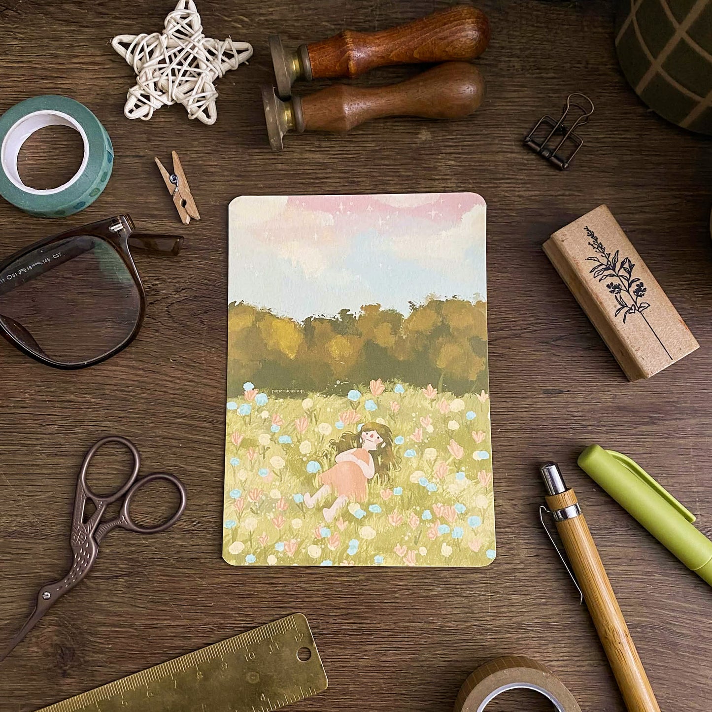 Do Not Overthink Daily Aesthetic Postcards 4x6 Art print PC001