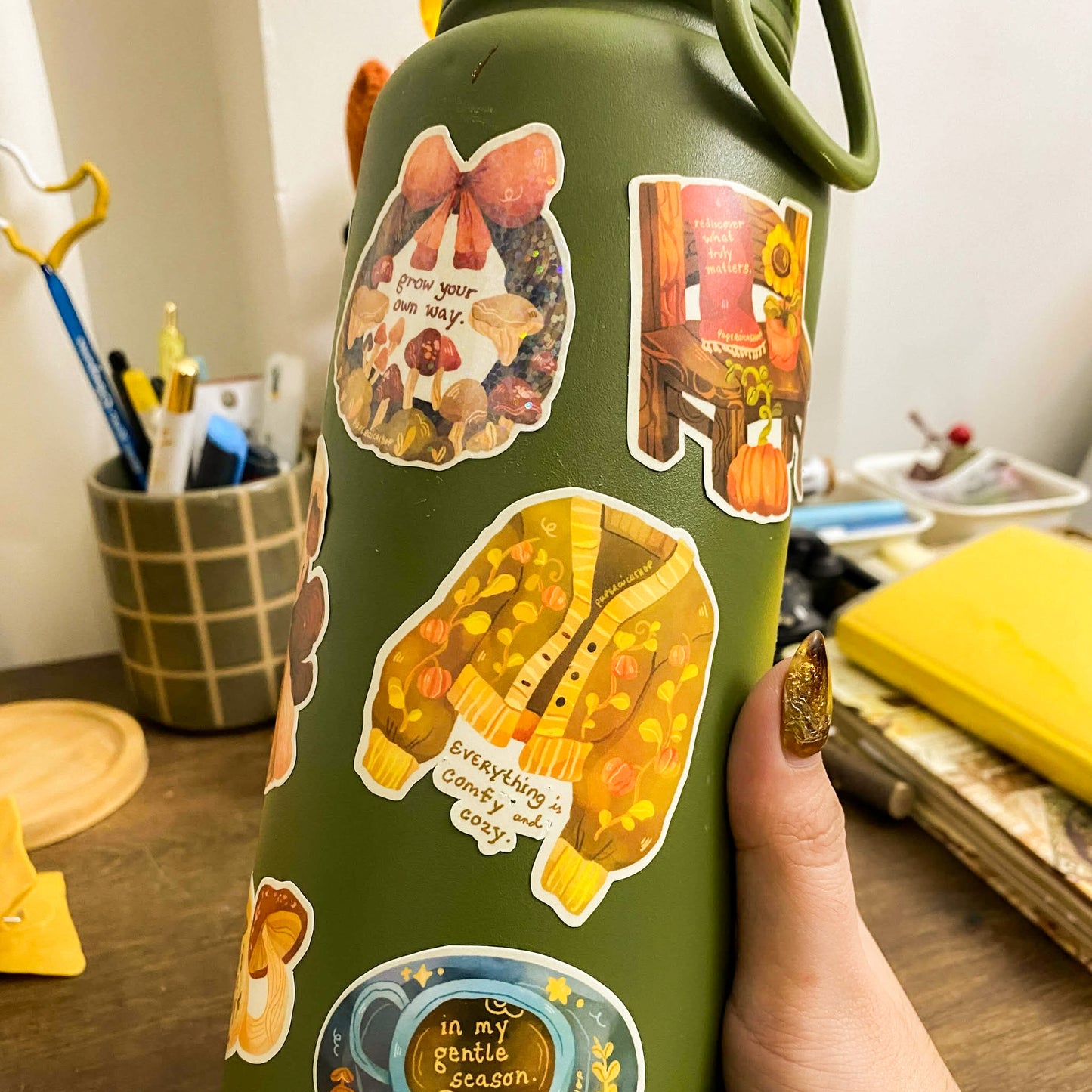 Autumn Chair Waterproof Vinyl Stickers VS060