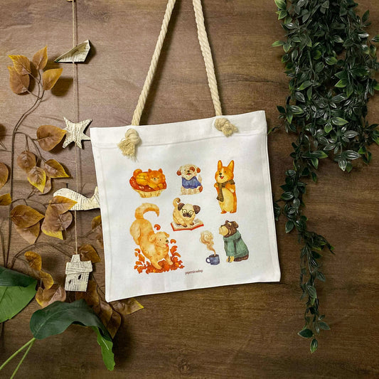Chill Doggo Deco Tote Bag DTA010