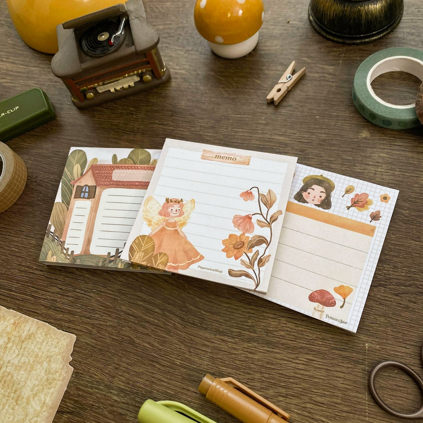 Delicate Days Notepad 40 Leaves Notepad, Notes Memopad NP011