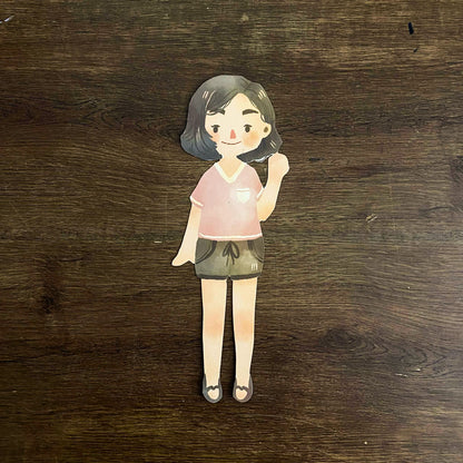 Maica Diecut Art Prints, Cute Maica Diecut Art Prints