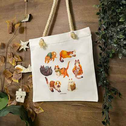 Cozy Cat Deco Tote Bag DTA009