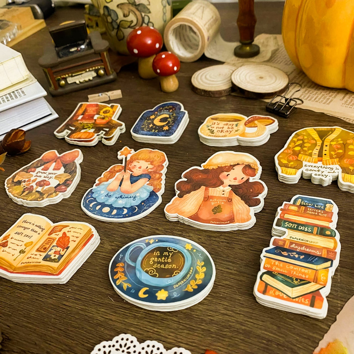 Autumn Chair Waterproof Vinyl Stickers VS060