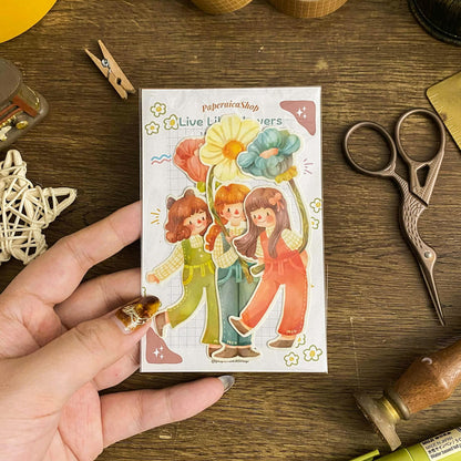 Live Like Flowers Sticker Pack SP030