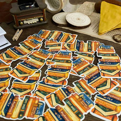 Autumn Reads Waterproof Vinyl Stickers VS061